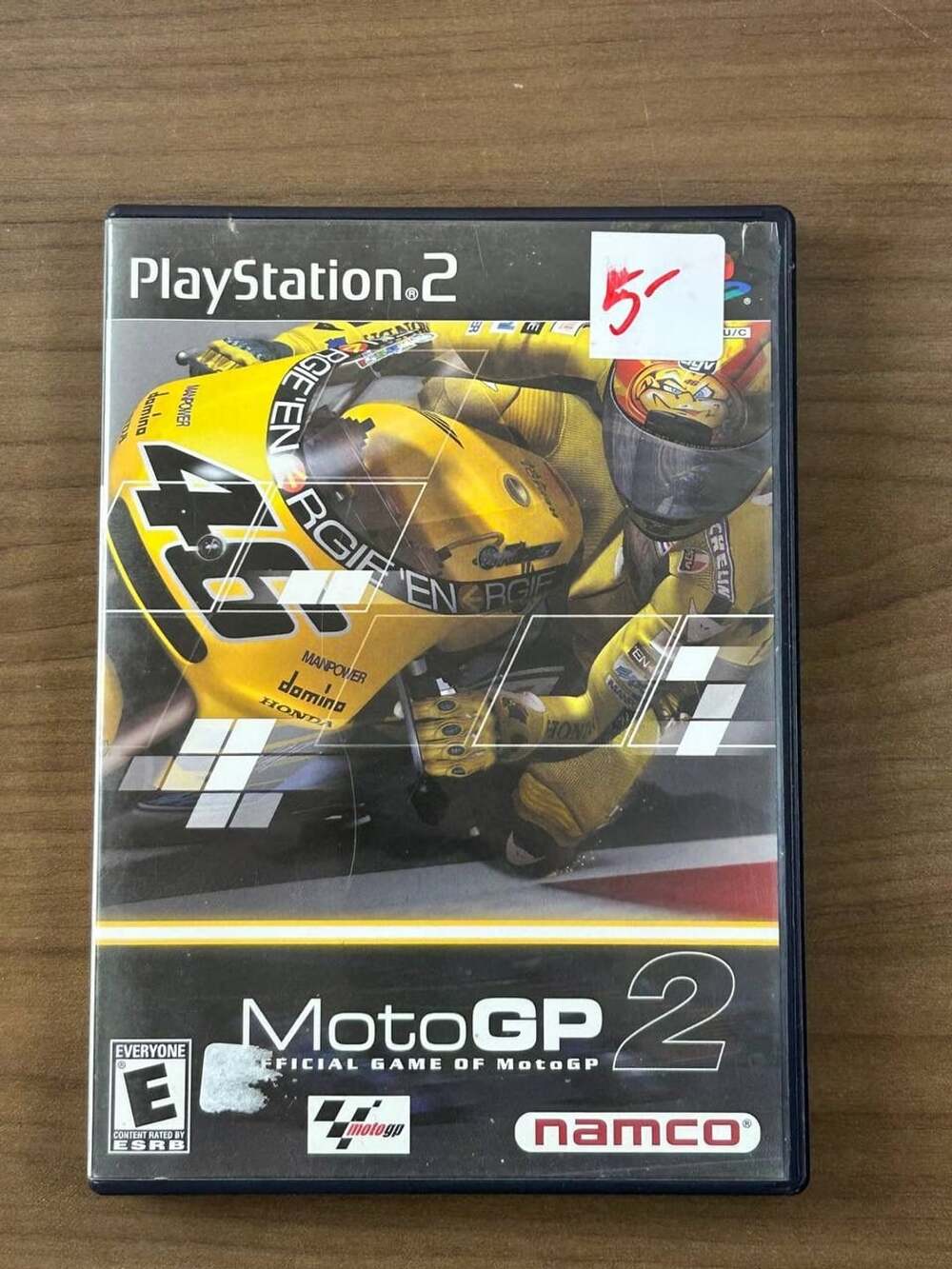 MotoGP 2 (Sony PlayStation 2 PS2, 2003) Namco Motorcycle Racing Game
